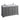 Fresca Windsor 60" Gray Textured Traditional Double Sink Bathroom Cabinet w/ Top & Sinks