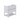 Fresca Formosa 36" Floor Standing Open Bottom Modern Bathroom Cabinet in Rustic White
