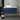 Fresca Lucera 36" Blue Floating Modern Bathroom Cabinet w/ Top & Vessel Sink - Left Version