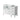 Fresca Torino 42" White Modern Bathroom Cabinet