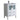 Fresca Torino 24" White Modern Bathroom Cabinet w/ Top & Integrated Sink