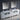 Fresca Torino 108" White Modern Double Sink Bathroom Vanity w/ 3 Side Cabinets & Integrated Sinks